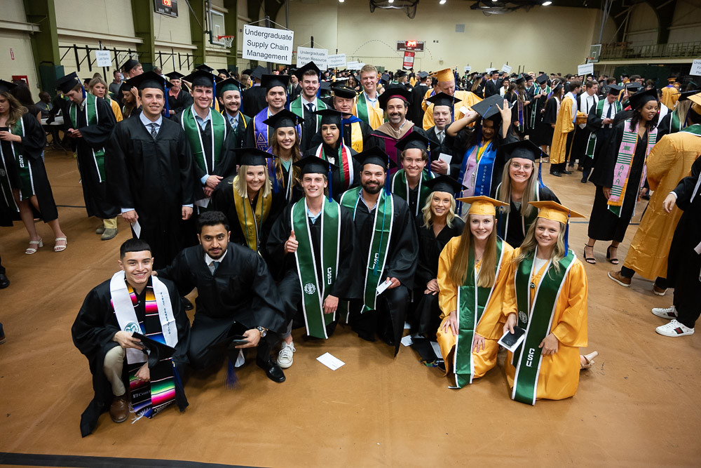 Graduates from the College of Business